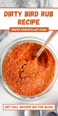 If you're bored with your chicken being plain and boring, Dirty Bird Rub Recipe is here to help. #DirtyBirdRub #Recipe