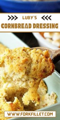 Are you looking for a yummy dish for your taste buds? Try this Luby's Cornbread Dressing Recipe is the one you need. #Luby’sCornbread #Dressing #Recipe