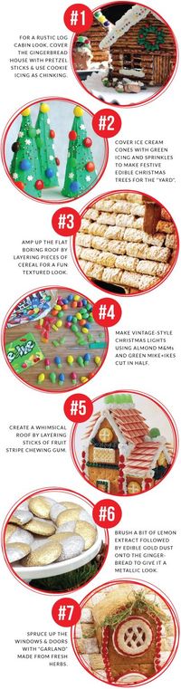 7 Gingerbread House Decorating Tips + Tricks // 7thhouseontheleft.com