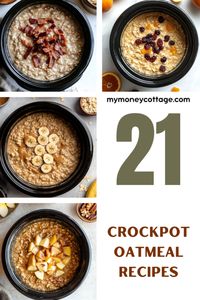 21 Crockpot Oatmeal Recipes: Wake Up to Warmth! - My Money Cottage