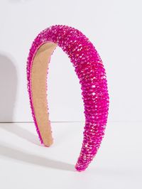 Hot Pink  Collar  Artificial Crystal   Embellished   Women Accessories