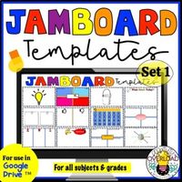 Are you ready to jazz up your Jamboards? Do you want your students to collaborate, while still social distancing? This set of 12 Jamboard Templates is perfect for cooperative learning and whole class interactive discussions. Jamboard is an interactive whiteboard in Google Suite. It is available t...