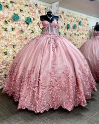 #ad Top Seller for Luxury Quinceanera Dresses Off Shoulder Lace Applique Sweet 15 16 Prom Ball Gown, Fashion Party Clothing