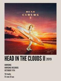 minimal aesthetic polaroid album poster for head in the clouds II by 88rising artists