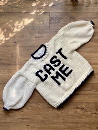 Cast Me Sweater by @sallydarrgriffin