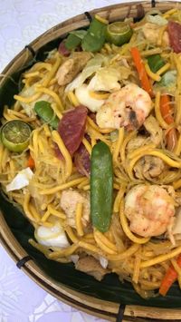 Pancit Canton and Bihon is a delicious noodle dish composed of  two popular version of Filipino noodles which are Pancit Canton and Pancit Bihon. I can actually eat this everyday because it is so good and simple to make.