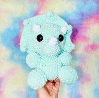 Sara the Baby Triceratops – yarnybox