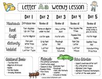 Letter A FREE Weekly Lesson Plan - This Crafty Mom