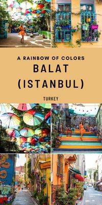 Explore the rainbow colored area of Balat (Istanbul). This secret gem of Turkey is tucked far away from most tourist attractions and most people aren’t lucky enough to come here for a visit... #rainbows #colorful #smiles #istanbul #balat #turkeytravel #middleeast