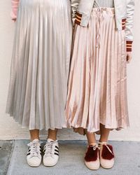 Pleated skirts!