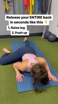 Full back release! Remember you don’t need to experience a crack sound to get all the benefits of this stretch. This provides a nice mid thoracic twist and feels great for the whole back! FOLLOW TO RELAX YOUR BACK!   #back #stretch #backpain #body