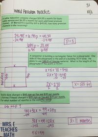 solving equations word problems practice for interactive notebooks