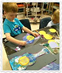 Picasso-Inspired Guitars: Kindergarten – Young Art Love