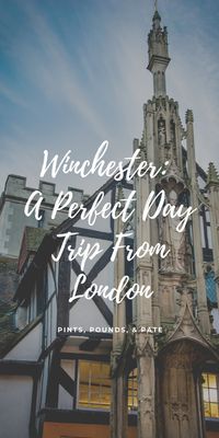 Everything you want to know about a day trip from London to Winchester, including visiting Winchester Cathedral, Jane Austen's Grave, and The Round Table at Winchester Castle - and don't forget pub recommendations! #winchesterengland #winchesterenglandjaneausten #winchesterenglandphotography