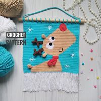 PLEASE NOTE: PURCHASE OF THIS ITEM IS FOR A DIGITAL PDF CROCHET PATTERN , NOT THE FINISHED DECOR in THE PHOTOS! Basic skills of crocheting are needed. Includes Photos, Instructions and Pattern. Written in English. The basic part using the materials stated in this pattern is ~7.5 inches in height