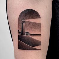 Stunning Black and White Tattoos Are Composed of Tiny Dots