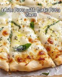 White Pizza with Garlic Pizza Sauce: A Gourmet Delight for Pizza Lovers - Chefdip