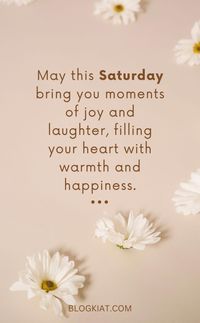 Embracing the blessings of a blissful Saturday morning. ☀️✨ Gratitude, joy, and weekend vibes! #SaturdayBlessings #WeekendJoy #GratefulHeart #SaturdayVibes #CheersToTheWeekend