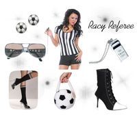 "Sexy Sports Referee Costume Set" by costumelicious on Polyvore    #Soccer #Referee #Costume