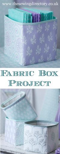 These fabric storage boxes fit around 20-25 fat quarters in making them ideal for fabric storage. I have several in my sewing room!