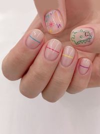 Multicolor  Collar  PVC  Nail Decals Embellished   Beauty Tools