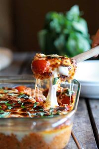 Creamy Caprese Quinoa Bake | Half Baked Harvest