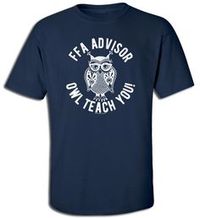 FFA Owl Teach You Advisor Tee - Livestock Showgirls