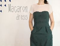 Macaron dress / colette patterns