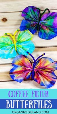 How to Make Coffee Filter Butterflies