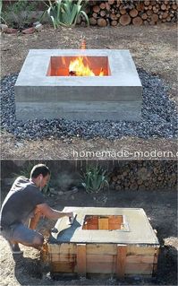 24 best outdoor fire pit ideas including: how to build wood burning fire pits and fire bowls, where to buy great fire pit kits, beautiful DIY fire pit tables and coffee tables, creative outdoor fire pit grills and BBQ, propane fire pits, and lots of helpful design and safety tips! - A Piece of Rainbow