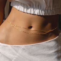 The ultimate summer accessory does exist - ideal for beach days, casual outings, festivals or a night out. The Eliana Belly Chain effortlessly enhances your vibe from day to night. 14k gold-filled Available in 3 sizes Nickel- and lead-free