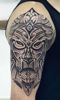 <<Check out more Lion tattoos #tattoomenow #tattooideas #tattoodesigns #tattoos #lion #leo #tribal