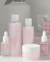 coquette, skin care, pink, beutty