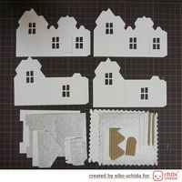 How to make light up Tim Holtz Village Winter ~basic level~ | 永研クラフト実験室 ~eiken craft laboratory~