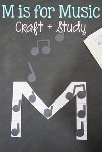 M is for Music Craft Activity