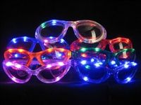 Assorted Flashing LED Sunglasses (1/pkg)