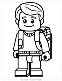 51 Super Fun Lego Coloring Pages [Free Printables] - Our Mindful Life