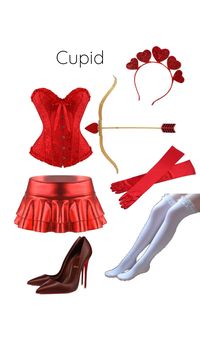 Halloween costume idea #cupid #corset #halloween #halloweencostume