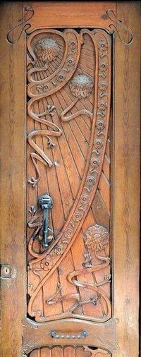 Art Nouveau door , 1900 #bluedivagal, bluedivadesigns.wordpress.com