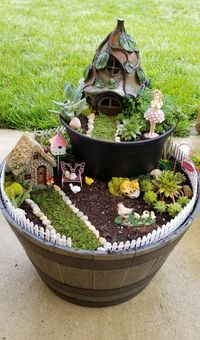 20 Endearing Miniature Fairy Haven Garden Ideas