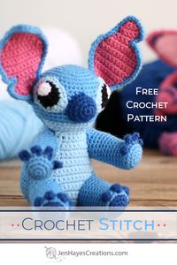 If you love fan art you're going to enjoy making your very own Crochet Stitch from the Disney movie Lilo & Stitch using this FREE amigurumi pattern!