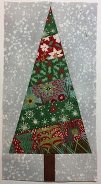 Stitching With 2 Strings: A Template Alternative to a Paper Pieced Tree