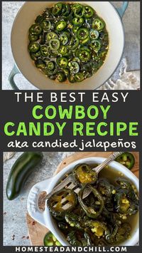 Looking for ways to preserve jalapenos? Come learn how to make cowboy candy, also known as candied jalapenos or sweet pickled jalapenos. This easy cowboy candy recipe is safe for canning, but can also be refrigerated if you prefer. The result is the perfect mix of spicy and sweet, and pairs wonderfully with cream cheese, crackers and cheese, on tacos, burgers, sandwiches and more. You don't want to miss this delicious summer garden-to-table preserving recipe!