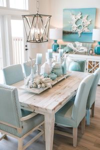 Coastal Dining Room Inspiration & Decor Ideas