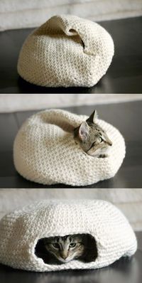 Crochet Cat Beds