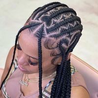 summer cornrow hairstyles for women