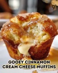 Gooey Cinnamon Cream Cheese Muffins!... - Easy Family Recipes