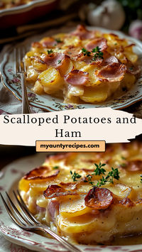 This Delicious Scalloped Potatoes and Ham recipe is the perfect side dish for holidays, family dinners, or any time you crave something comforting and hearty. Thinly sliced potatoes are layered with tender ham and a creamy cheese sauce, then baked until golden and bubbly. T