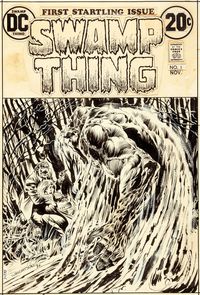 Bernie Wrightson Swamp Thing #1 Cover Original Art (DC, 1972).... | Lot #92013 | Heritage Auctions