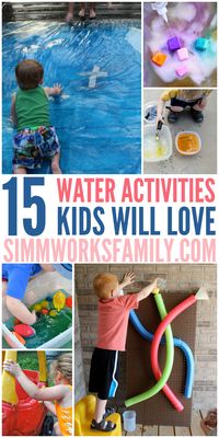 Water. Such a simple thing however when my kids start playing with it they go crazy. Maybe it's like the cardboard box phenomenon. Hand a kid a cardboard box and they'll be entertained for hours. Give a kid a container full of water and the same thing happens. Below are a few awesome ideas on just what to do with the water and how to make water play even more fun! Just remember that any water play needs to be supervised. Check out these water safety tips for kids for ideas on what to ...